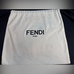 Fendi White Dust Bag